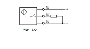 LANBAO LR12XGBF04DPOY индуктивный датчик M12х51мм нерж PNP NO Sn=4мм кабель 2м