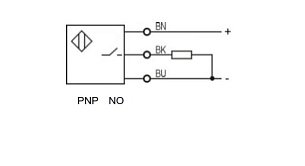 LANBAO LR12XGBF04DPOY индуктивный датчик M12х51мм нерж PNP NO Sn=4мм кабель 2м