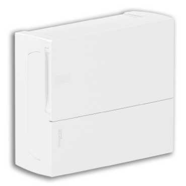 RESI9 MP(MINI PRAGMA)ЩИТ НАВЕС.C БЕЛ.ДВ.1РЯД/12МОД,IP40,IK07,63А,2клеммы,Италия