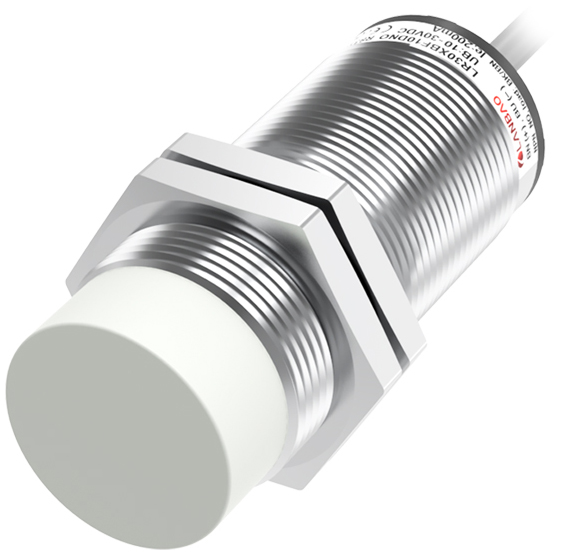 LANBAO LR30XCN40DPOY индуктивный датчик M30x62мм PNP NO Sn=40мм кабель 2м