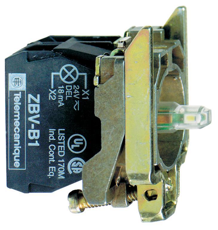 КОРПУС КНОПКИ 22ММ 240В С ПОДСВЕТКОЙ ZB4BW0M53