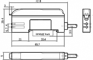 LANBAO FD2-PB11R оптоволоконный датчик PNP NO/NC