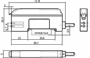 LANBAO FD2-PB11R оптоволоконный датчик PNP NO/NC