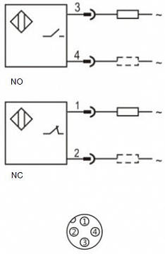 Оптический датчик LANBAO PR18G-BC40ATC-E2