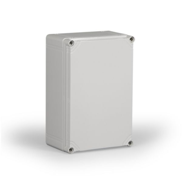 Корпус Ensto Cubo O 200 x 300 x 132 мм, глухая стенка, серая крышка, PC, IP 66/67