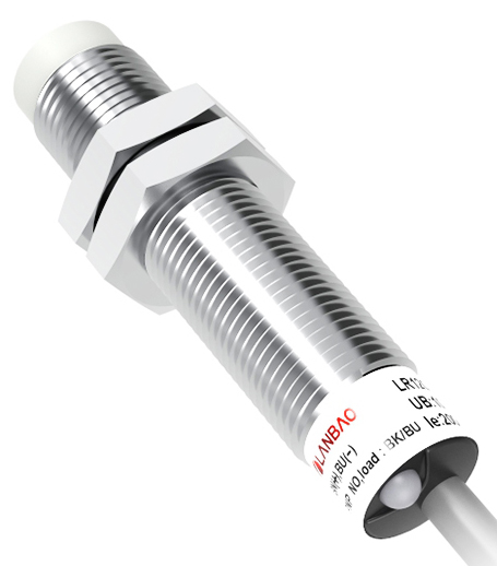LANBAO LR12XBN08DNRY индуктивный датчик M12x51мм NPN NO/NC Sn=8мм кабель 2м