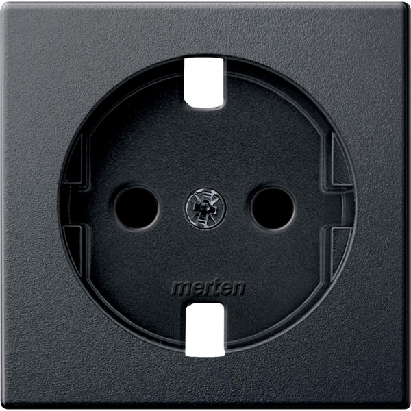 MERTEN ЦЕНТР.ПЛАТА д/мех-ма розетки с/шт, АНТРАЦИТ, QF SM