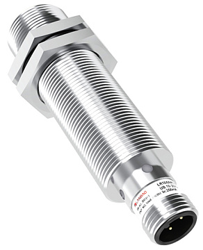LANBAO LR18XBF08DNRY-E2 индуктивный датчик M18x63мм NPN NO+NC Sn=8мм разъем M12