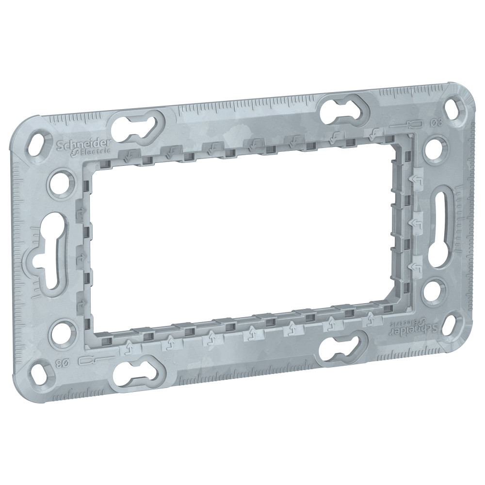 UNICA MODULAR СУППОРТ Zamak 4 модуля