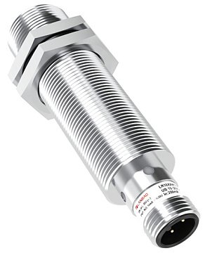 LANBAO LR18XBF08DNRY-E2 индуктивный датчик M18x63мм NPN NO+NC Sn=8мм разъем M12