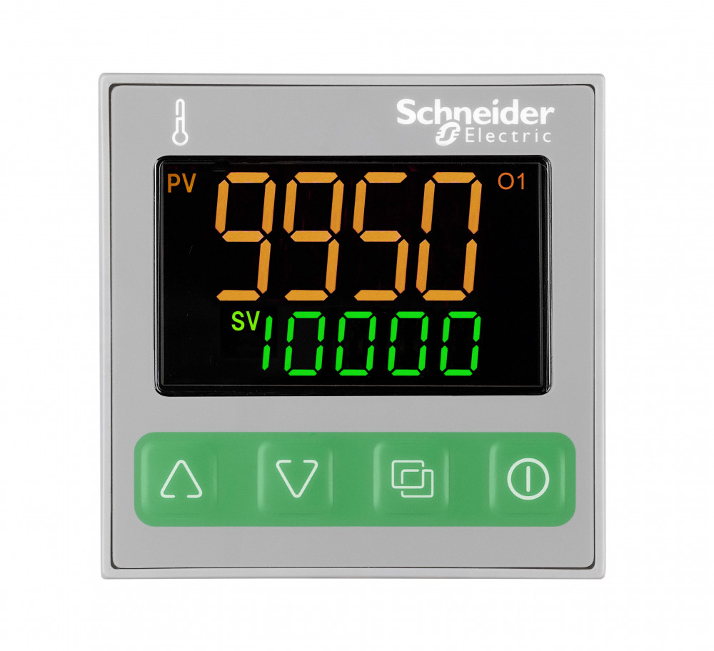 ТЕМП. КОНТ., 48 x 48, УНИВ. ВХ., 1 АВАР. ВЫХ., 2 ТТР, MODBUS, 24 V AC\DC