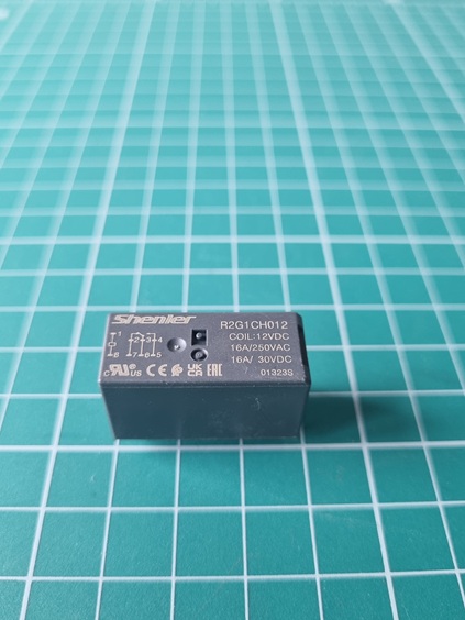 Реле R2G1CH012, 1CO, 16A(250VAC/30VDC), 12VDC,  растр. 5mm, IP50