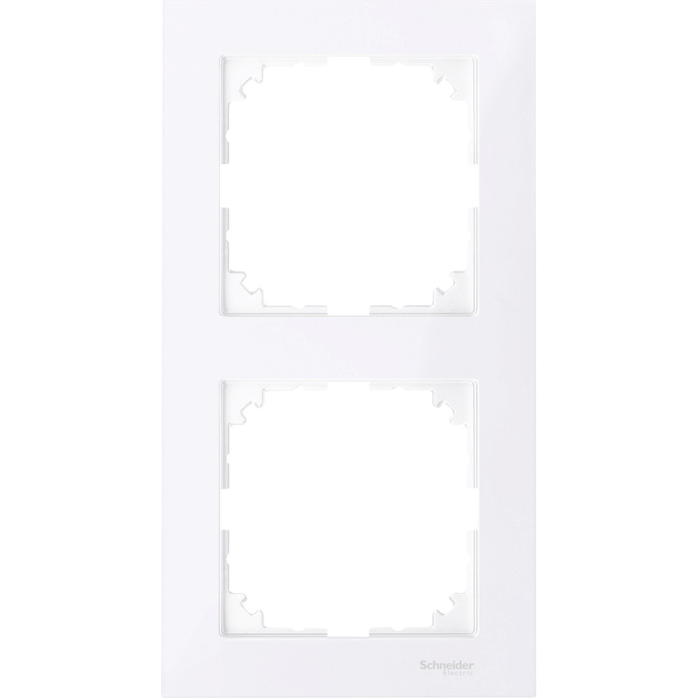MERTEN M-Pure РАМКА 2 поста, АКТИВНЫЙ БЕЛЫЙ, SM
