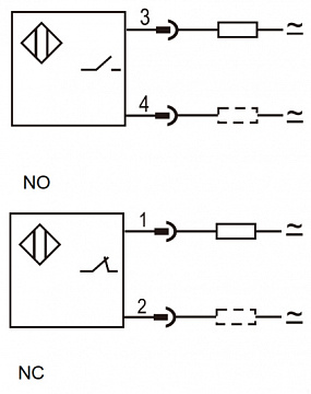 LANBAO CR30XSCF10SBC емкостной датчик M30, Sn=10мм 2-х проводный NC