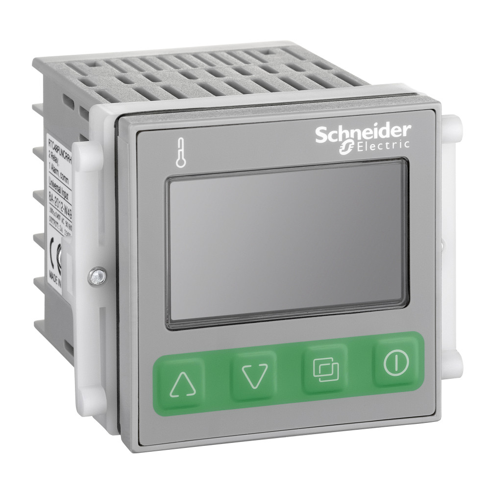 ТЕМП. КОНТ., 48 x 48, УНИВ. ВХ., 1 АВАР. ВЫХ., 2 ТТР, MODBUS, 24 V AC\DC