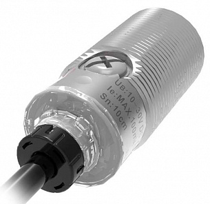 LANBAO PSM-TM20D оптический датчик M18 Sn=20м (T-тип) кабель 2м /передатчик