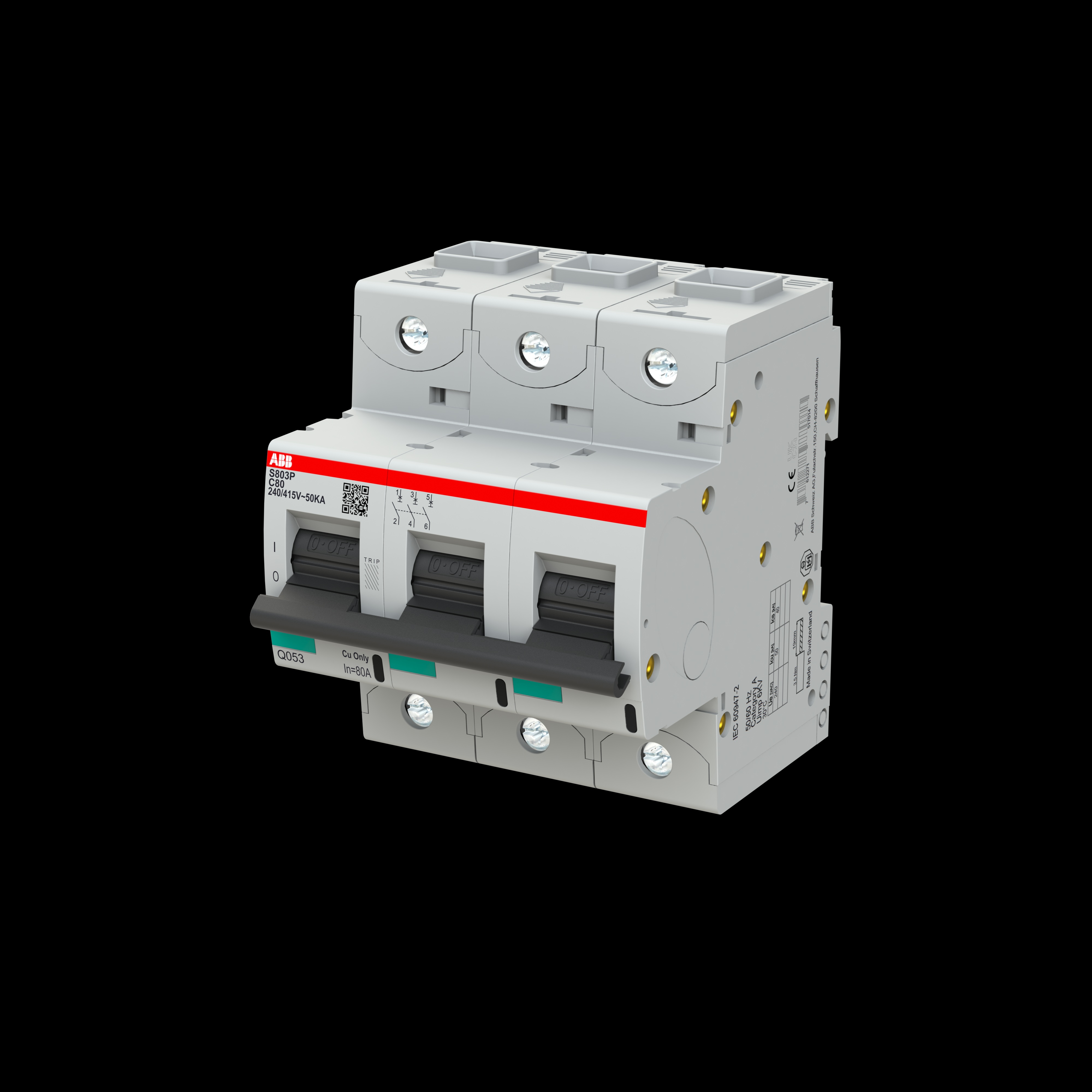 Автом.выключат.3 полюс. S803C C80