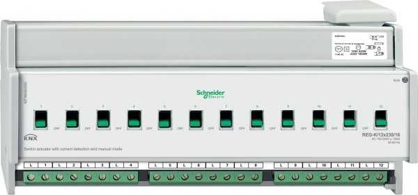 АКТОР ДЛЯ ВЫКЛ REG-K/12X230/16 С РУЧ УПР и контролем тока