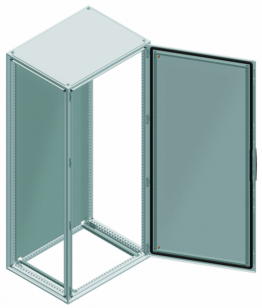 НАПОЛЬНЫЙ ШКАФ SF С МОНТАЖНОЙ ПЛАТОЙ 2D 1800x1000x400