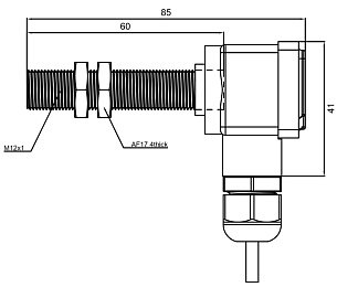 LANBAO LR12XCF04DNRY-D индуктивный датчик NPN NO+NC Sn=4мм клеммы