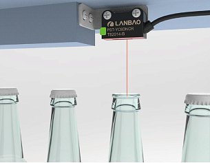 LANBAO PST-YR30DPOS-F3 оптический датчик 15,2x8,4x27,8мм PNP NO Sn=30мм (D-тип) кабель с разъемом M8