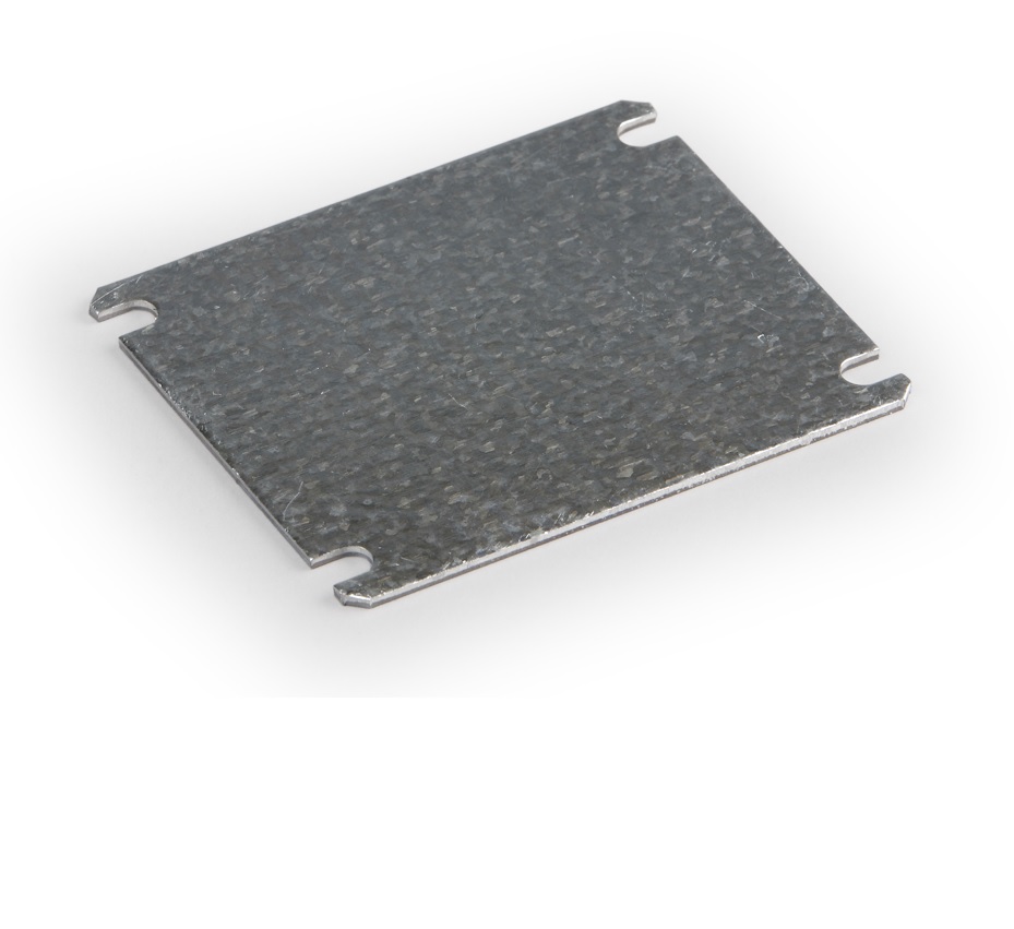 Монтажная панель 55 x 65 x 1.5 мм, оцинкованная сталь (FeZn)