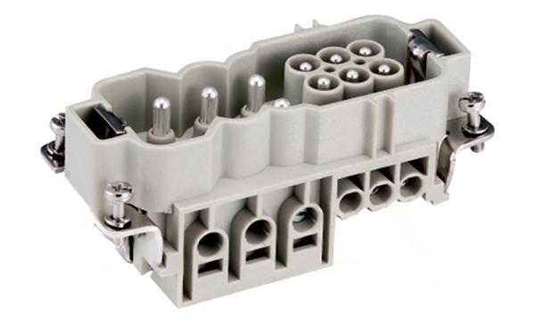 Вставка контактная, размер H16B, тип вилка, 6/6P+PE, 40/16A, 690/400V, винтовой зажим