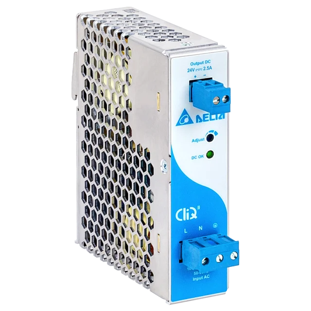 Блок питания импульсный CliQ II, 60W, 2.5А, 85_264VAC (120_375VDC) / 24VDC, DIN35, клемн.колодка, ал.корпус