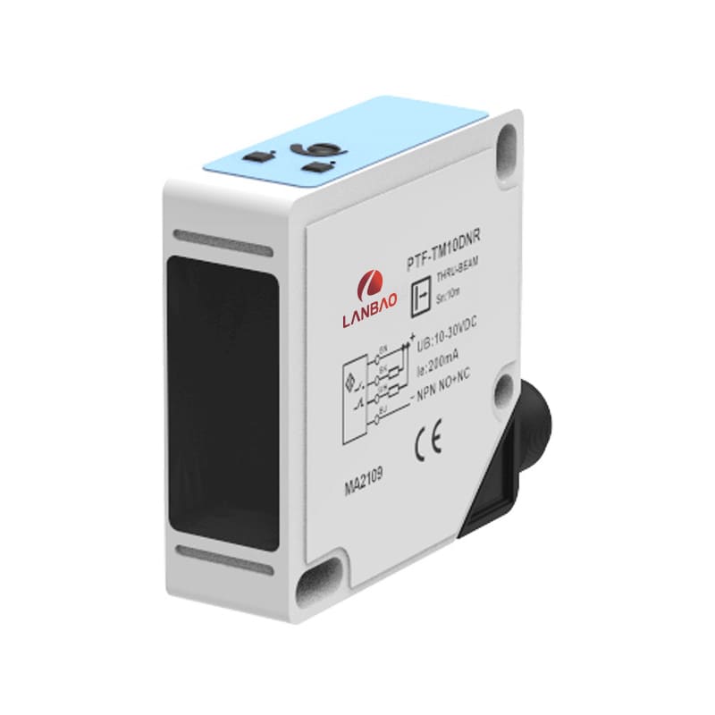 LANBAO PTL-TM30S-D Оптический датчик 88x65x25 Sn=30 м, излучатель, клеммы