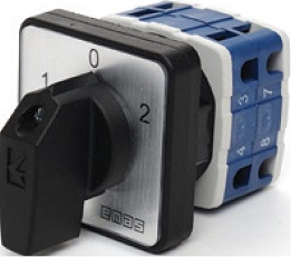 Переключатель полюсов реверсивный двухфазный (1-0-2) 50А