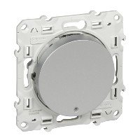 ODACE ПЕРЕКЛЮЧАТЕЛЬ с LED-подсветкой, АЛЮМИНИЙ