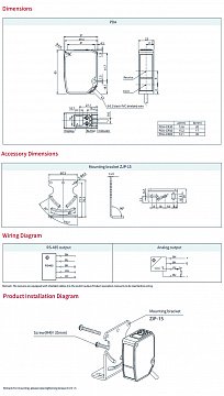 LANBAO PDA-CR85DGRM Оптический датчик смещения