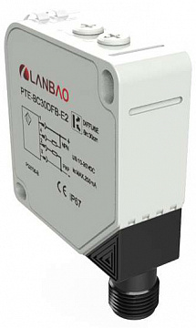 LANBAO PTE-TM60D-E2 оптический датчик 50x50x18 Sn=60м (T-тип) разъем M12 /передатчик