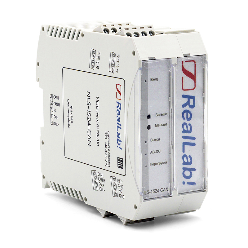 Интеллектуальный источник питания с интерфейсом CAN NLS-1524-CAN RealLab