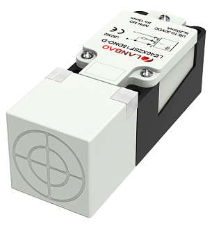 LANBAO LE40XZSN40DPOY-E2 индуктивный датчик 40х40х140мм PNP NO Sn=40мм разъем M12