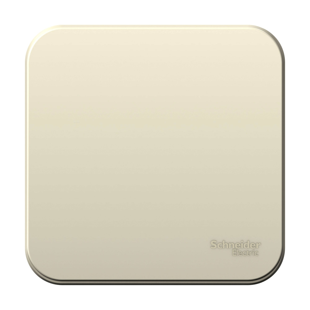 BLANCA О/У 1-клавишный ВЫКЛЮЧАТЕЛЬ (сх.1), 6А, 250В, МОЛОЧНЫЙ