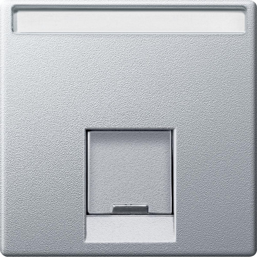 MERTEN ЦЕНТР.ПЛАТА для розетки SE RJ45 1пост, АЛЮМИНИЙ, SM