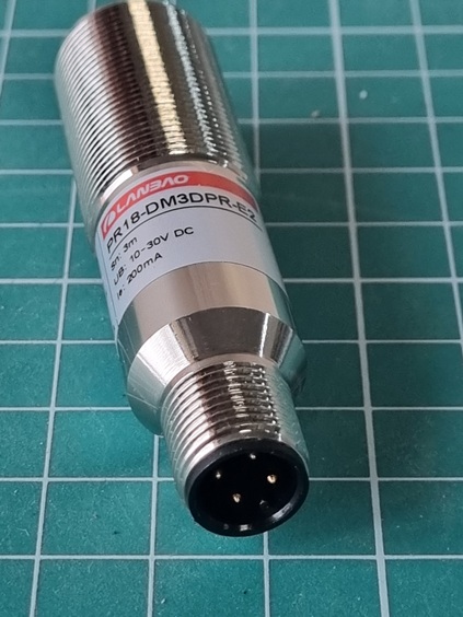 LANBAO PR18-DM3DPR-E2 оптический датчик M18 PNP NO+NC Sn=3м (R-тип) разъем M12