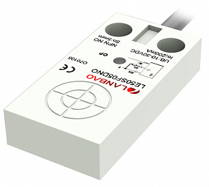 LANBAO LE50SN08DNO индуктивный датчик 25x10x50мм NPN NO 8мм кабель 2м