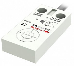 LANBAO LE50SN08DNO индуктивный датчик 25x10x50мм NPN NO 8мм кабель 2м