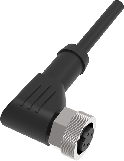 LANBAO QE12-N4G10 угловой разъем M12 4pin с кабелем 10 м