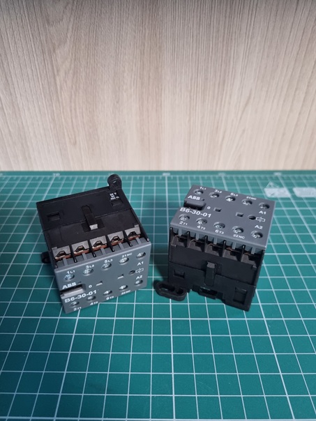 Мини-контактор B6-30-01-01 24VAC, 3NO 9A(20A-AC1) 4kW, всп.контакт 1NC (4A-AC15)