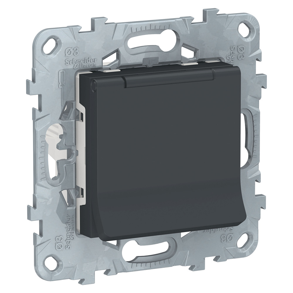 UNICA NEW РОЗ с/з,с/ш,с/кр,16А,IP40,АНТ