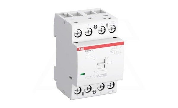 Контактор модульный EN40-40N-06, 40A, 4NO, 230VAC/DC, 3M, c рычагом управления