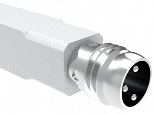 LANBAO LE81VF15DNC-E1 индуктивный датчик 8x8x59мм NPN NC 1,5мм  разъем M8