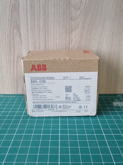 Автомат.выкл-ль 3-полюсной S203 C100 (2CDS253001R0824)