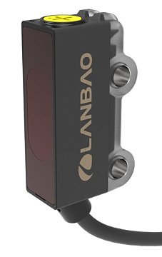 LANBAO PST-YR30DPOS-F3 оптический датчик 15,2x8,4x27,8мм PNP NO Sn=30мм (D-тип) кабель с разъемом M8