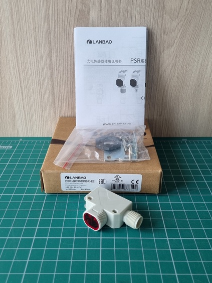 LANBAO PSR-BC30DPBR-E2 оптический датчик PNP NO/NC Sn=300мм (D-тип) разъем M12