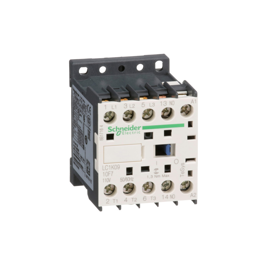 КОНТАКТОР K 3P,9 A,НО,110V 50/60 ГЦ,ЗАЖИМ ПОД ВИНТ