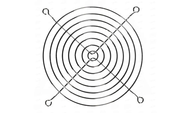 Решетка защитная MGF для вентилятора 80x80мм, сталь